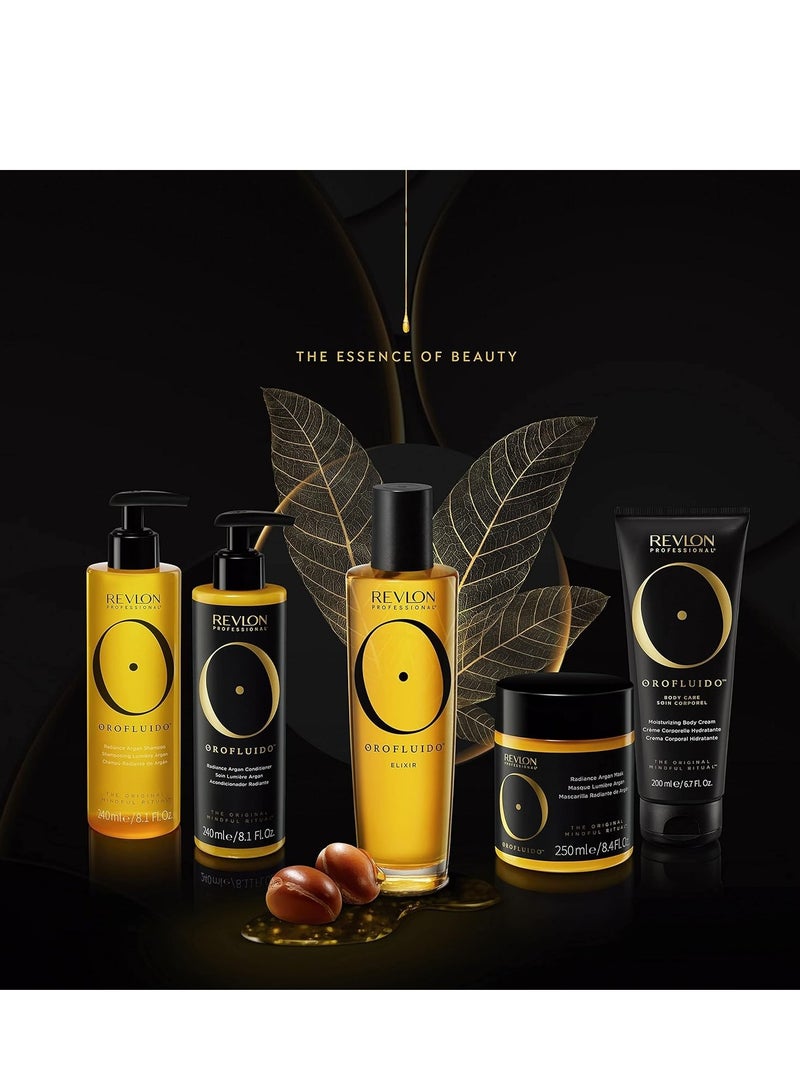 ريفلون بلسم أوروفلويدو ريفلون بروفيشنال راديانس أرغان، بلسم منعم للشعر بزيت الأرغان - 240 مل - Image 3