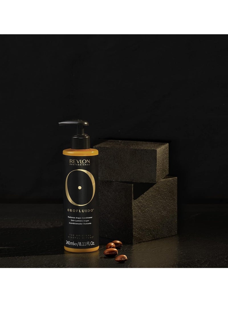 ريفلون بلسم أوروفلويدو ريفلون بروفيشنال راديانس أرغان، بلسم منعم للشعر بزيت الأرغان - 240 مل - Image 4