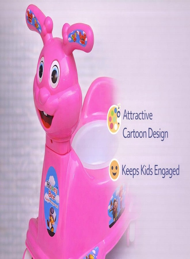 Maanit Potty Training Kit Cum Riding Bike For Kids (Pink) - Image 5