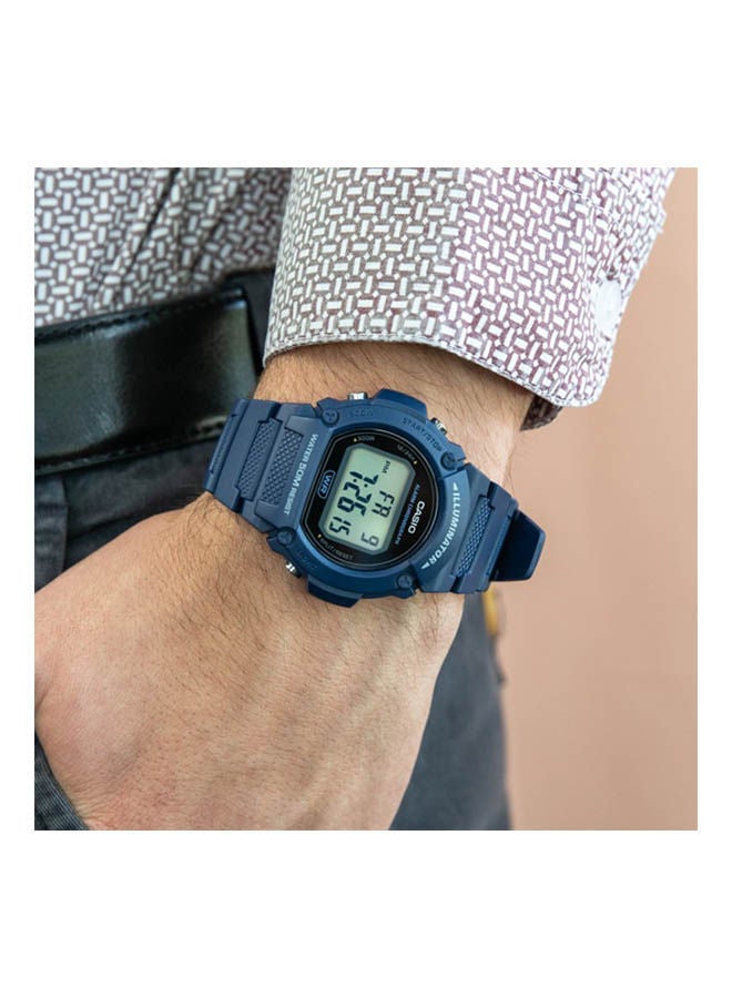 CASIO Resin Digital Watch W-219H-2AVDF - Image 2