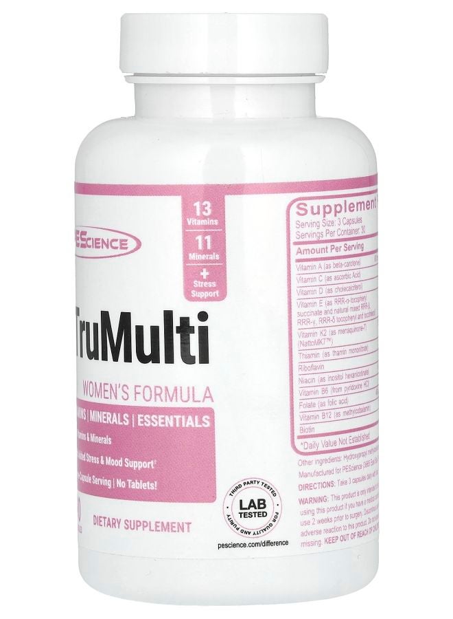 PEScience TruMulti Women's Formula 90 Capsules - Image 2