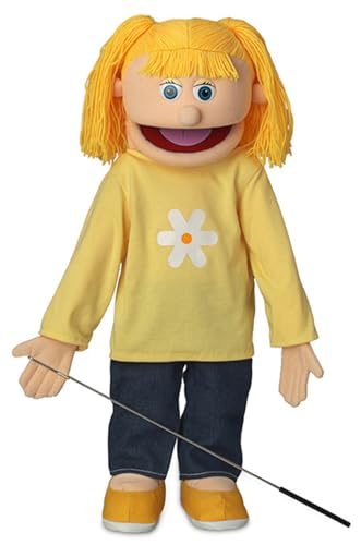 Silly Puppets Katie Peach Girl Full Body Ventriloquist Style Puppet 25 Inches - Image 1