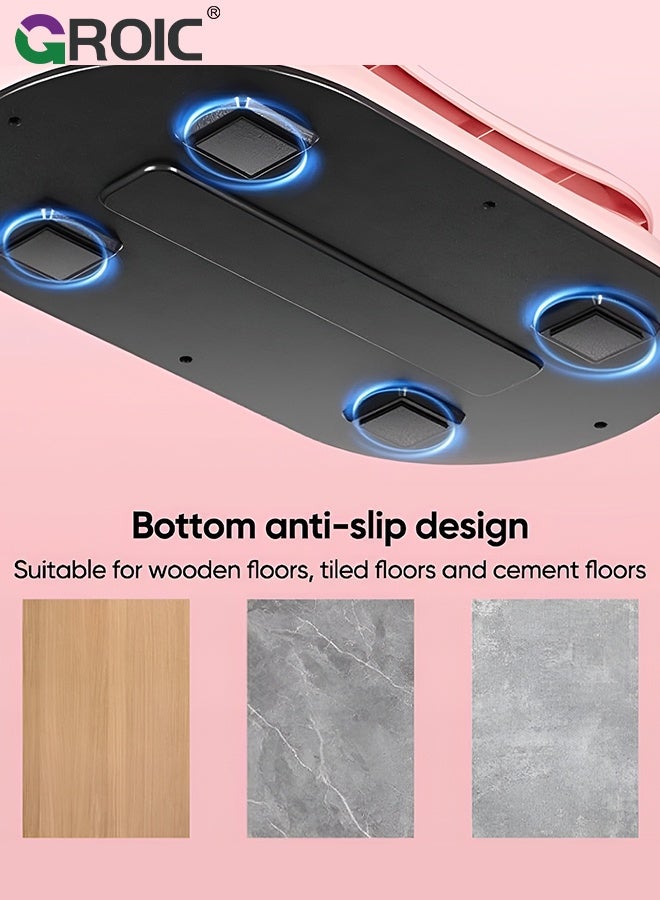 GROIC آلة تدريب الخصر والوسط مع حركة التواء، معدات لياقة بدنية بسعة كبيرة مغناطيسية لفقدان الوزن، تشكيل الجسم وت toning العضلات، معدات تمارين منزلية للنساء، ملحقات صالة الألعاب الرياضية - Image 5