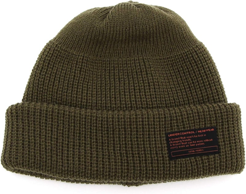 UNDERCONTROL Store Winter Trawler Fisherman Beanie Men Women Unisex Stylish Plain Docker Skull Hat Roll up Watch Cap Color Pack - Image 3