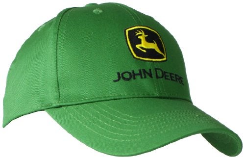 John Deere Embroidered Logo Baseball Hat- One-Size- Men's- John Deere Green - Image 4