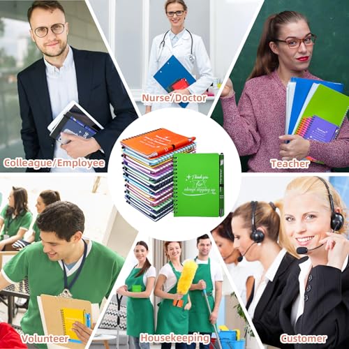 Bermoge 40 Pcs/20 Sets Employee Appreciation Gifts Bulk, Inspirational Notebooks with Motivational Pens for Staff, Thank You Gifts for Coworkers, Teachers,Team, Nurse, DSP, Office, School, Christmas - Image 5
