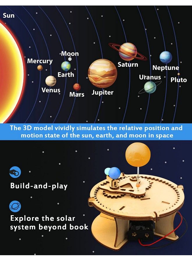 Poraxy 5 مجموعات من مجموعات بناء خشبية ومشاريع جذعية للأطفال من سن 8 إلى 12 عامًا، ألغاز ثلاثية الأبعاد، مجموعات نماذج تجارب علمية تعليمية يمكنك صنعها بنفسك، ألعاب للأطفال من سن 8 إلى 13 عامًا، هدايا للأولاد والبنات من سن 8 إلى 12 عامًا - Image 3