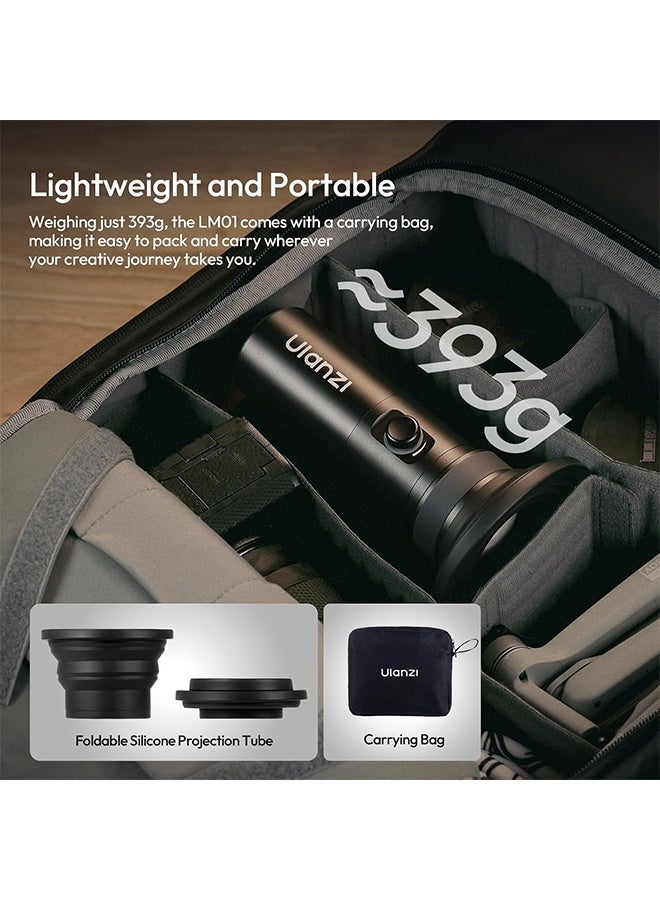 ULANZI LM01 Photography Flashlight RGB Video Light, 7500mAh Rechargeable Photography Flashlight with 20 Filters, 3H Max Runtime, 1200 Lux Output for Wedding, TikTok Videos, Cosplay, Content Creation - Image 5