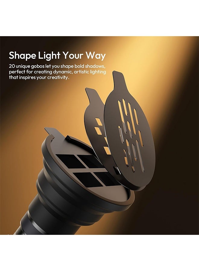 ULANZI LM01 Photography Flashlight RGB Video Light, 7500mAh Rechargeable Photography Flashlight with 20 Filters, 3H Max Runtime, 1200 Lux Output for Wedding, TikTok Videos, Cosplay, Content Creation - Image 3