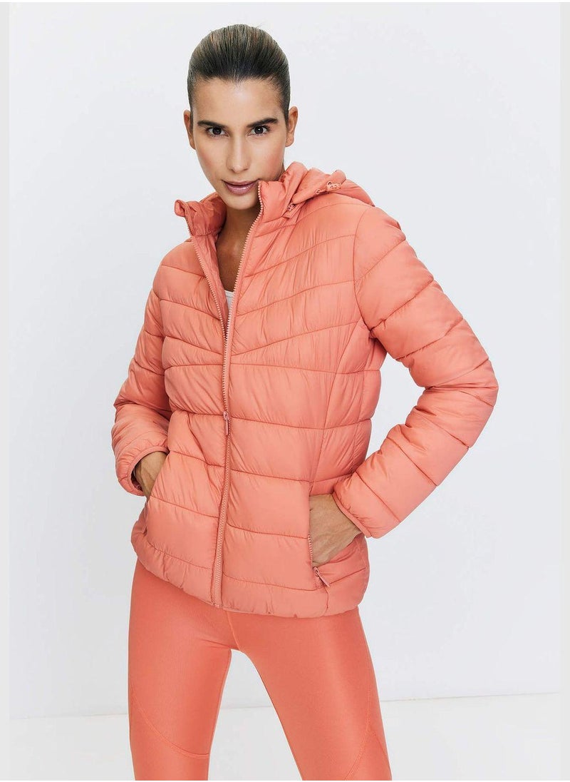 DeFacto Woman Slim Fit Hooded Jacket  - Image 1