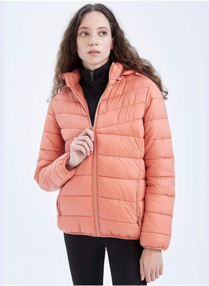 DeFacto Woman Slim Fit Hooded Jacket  - Image 4