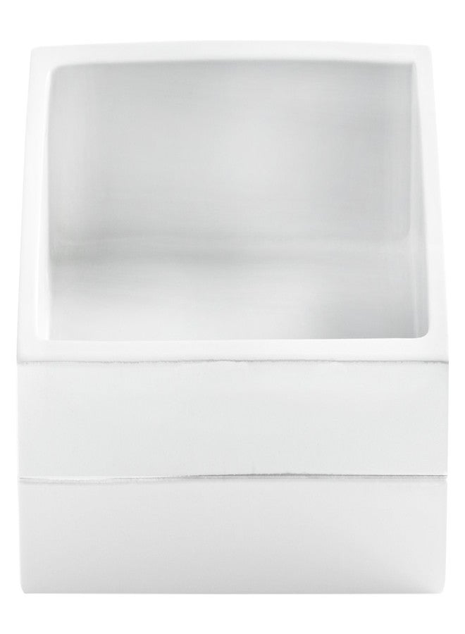 Kassatex Fine Linens ACL-SD-W Cabana Accessories Soap Dish Cabana Accessories White,Soap Dish