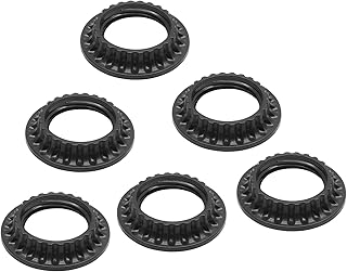 Zorveiio Zorveiio 6 Pcs Lamp Shade Ring 1.26'/32mm Retaining Rings Light Socket Collar Ring for Lamp Shade Light Fixture (Black)  - Image 1
