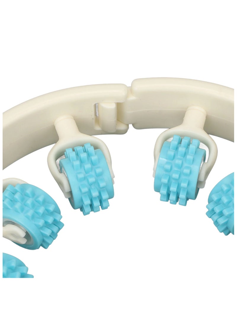 12-Wheel Waist & Leg Slimming Roller, Muscle Massage Foam Roller for Thighs, Calves & Arms, Body Shaping Massager for Fitness & Recovery - Image 5