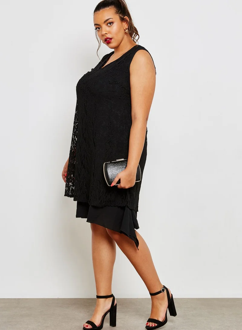 Ella Plus Layered Lace Dress