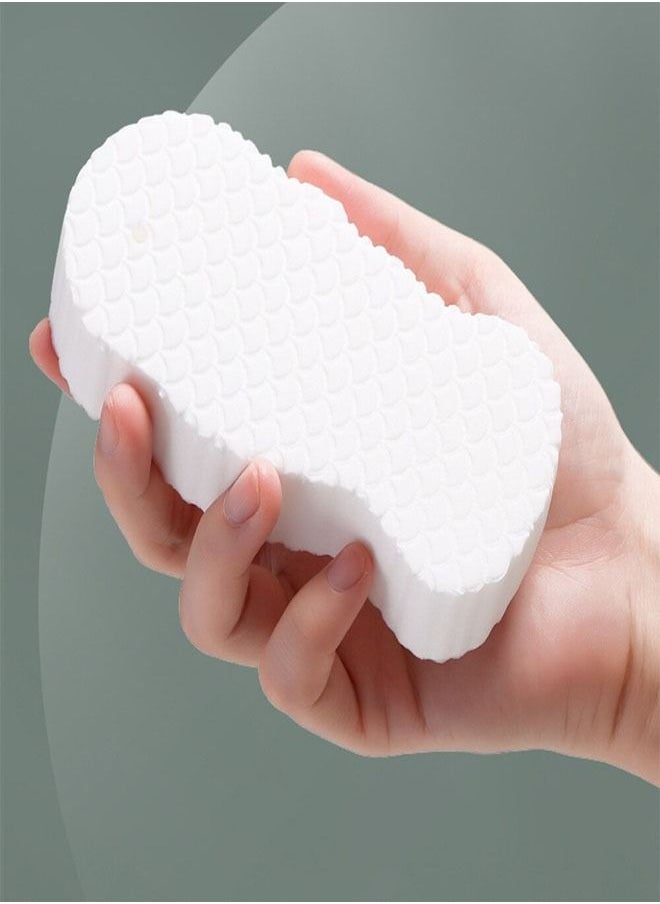 fashionhome Set of 4 Soft Bath Body Shower Sponge with Hook, Super Soft Exfoliating Bath Sponge, Magic Fun Ultra Soft Body Scrubber Bath Toy, Spa Scrub Exfoliator Dead Skin Remover  - Image 5