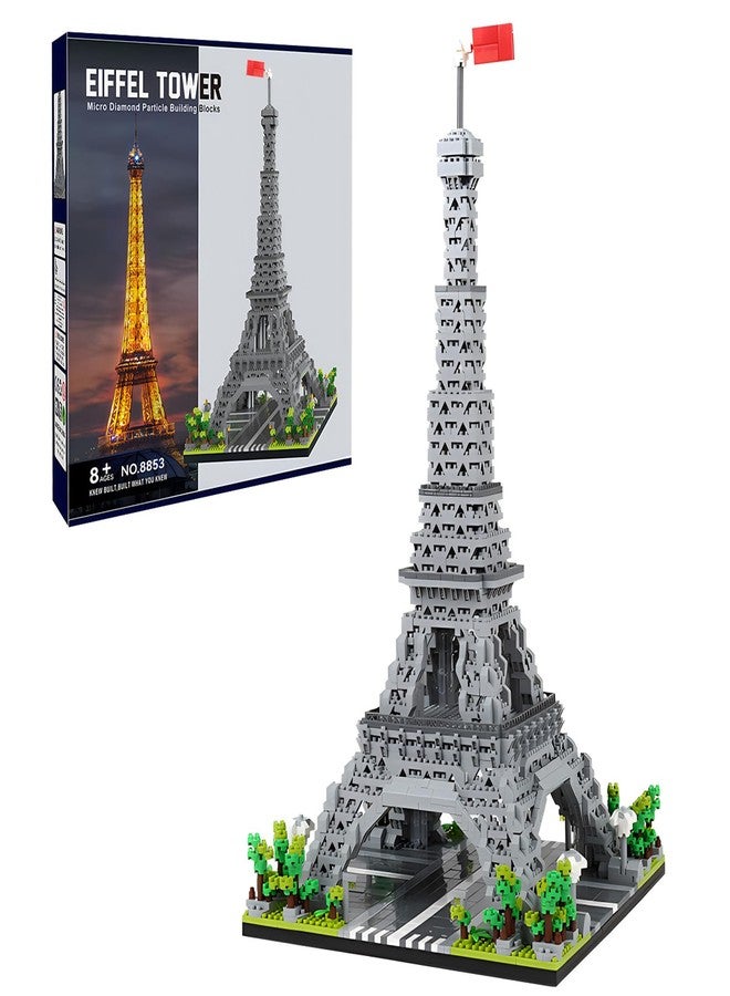 CSNRHG Paris Eiffel Tower World Famous Architectural Model Micro Building Blocks Set 3350 Pieces 3D Puzzle Toys Gifts for Kid and Adult - Image 1