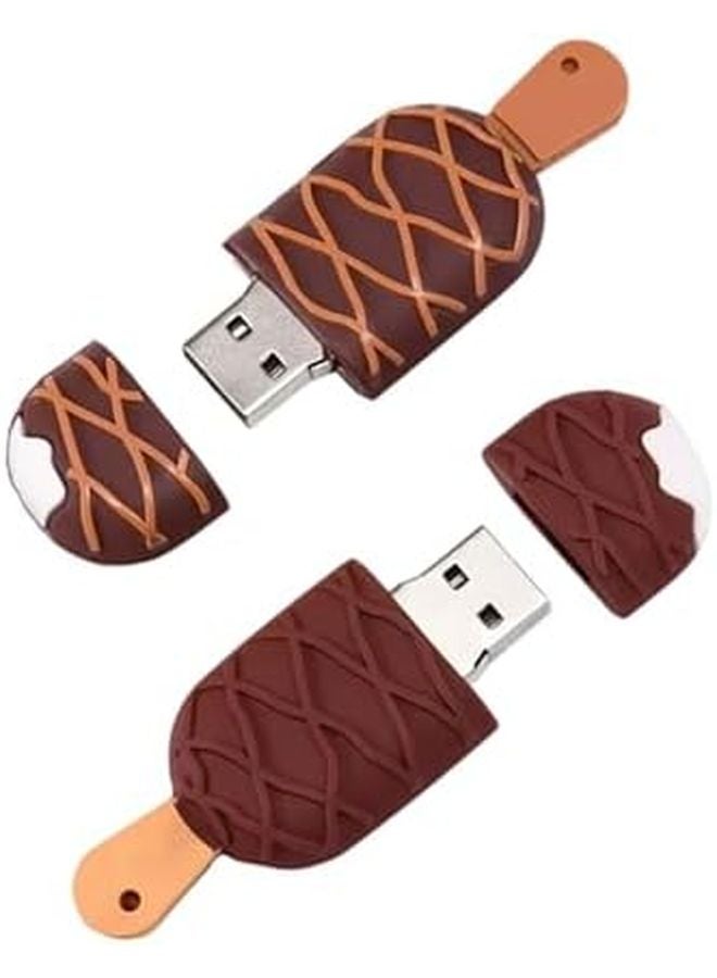 Cartoon Ice Cream USB 2 0 Flash Drive 32GB Chocolate Pen Drive Memory Stick Gift For Kids - Image 5