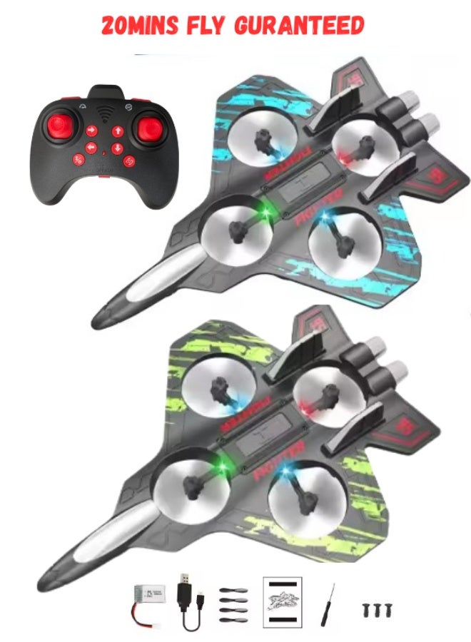 DAT FLYZO L7012 Quadcopter Drone – 15-20 Min Flight, 360° Flip, Altitude Hold, One-Key Takeoff/Land – Remote Control Toy for Kids & Adults (Upgraded Model) - Image 1