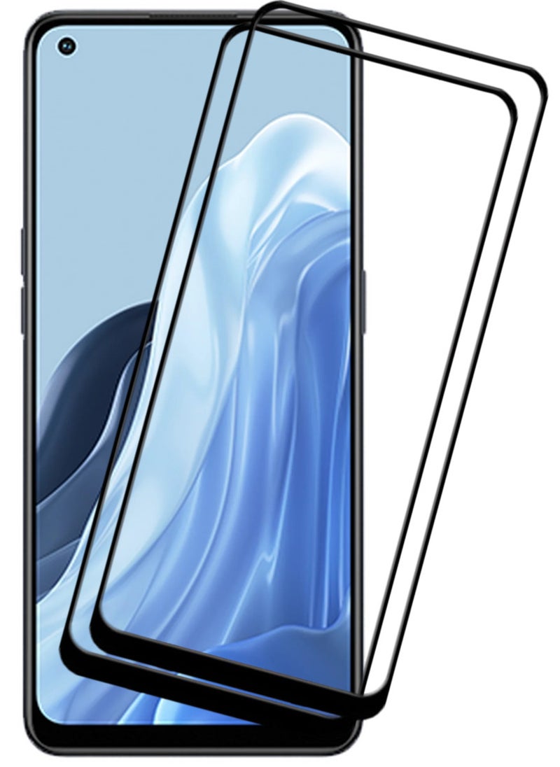 ACLIX 2 Pieces Antistatic ESD Dustproof Premium Quality High Definition Tempered Glass Screen Protector Designed For Oppo Reno7 - Image 1