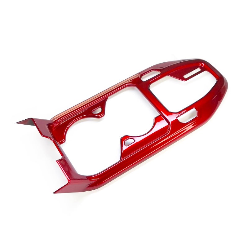 JUIVEEL ABS Center Console Cover,Gear Shift Trim Panel,Console Shifter Cover Compatible with Kia K4 2025-2026 Accessories (Glossy Red Style) - Image 2