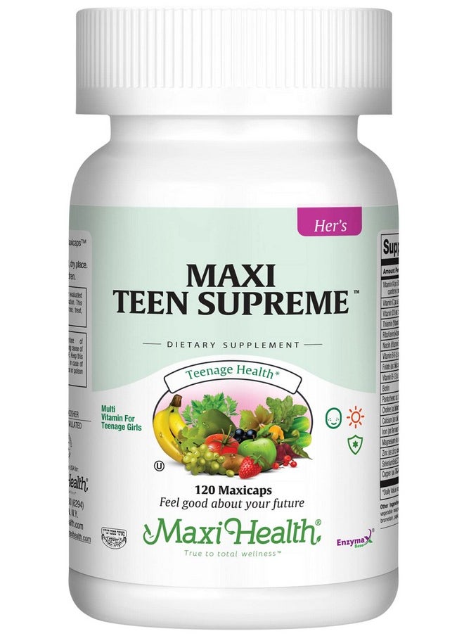 Maxi Health - Maxi Teen Supreme™ Hers For Teenage Girls (120 Capsules) - Image 1
