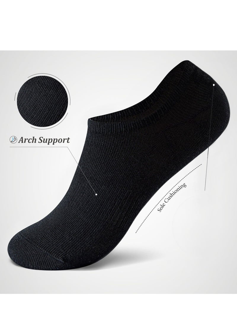 BORTONY 12 Pairs Low Cut Ankle Socks for Men/Women Thin Breathable Summer Comfort Low Cut Socks - Image 4