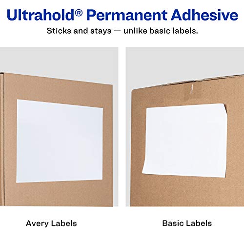 Avery Full Sheet Printable Shipping Labels, 8.5" x 11", White, 10 Blank Mailing Labels (15265) - Image 3