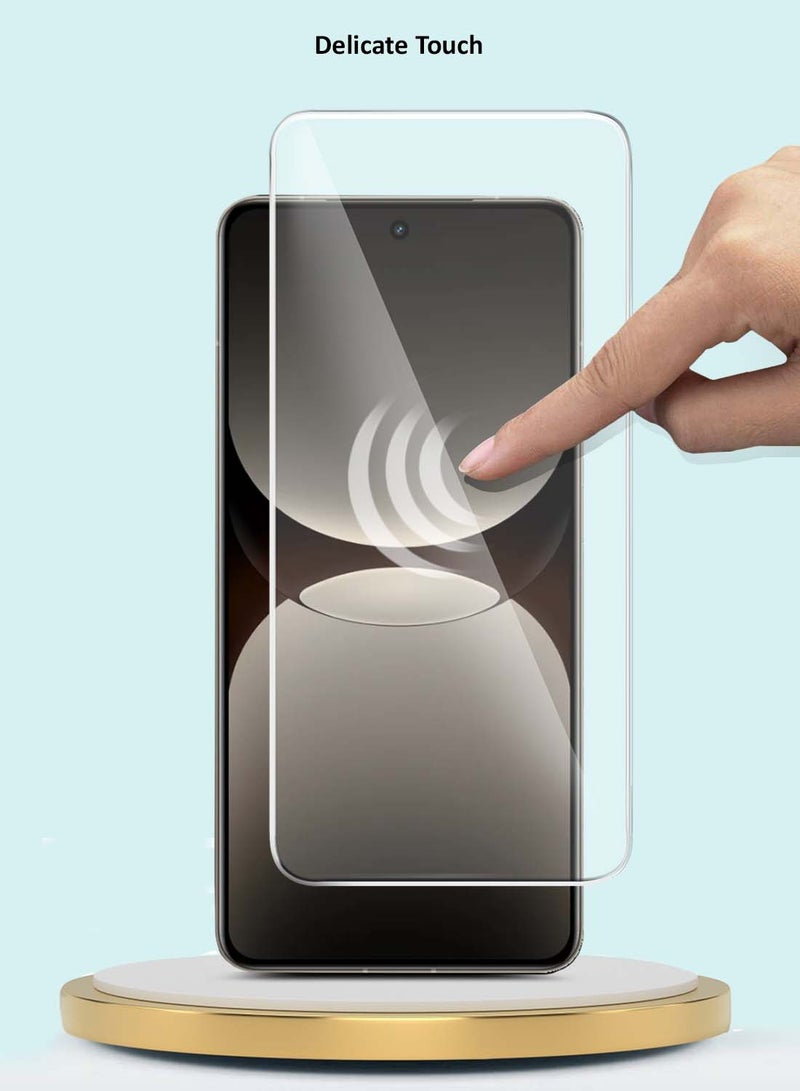 GMAX Realme GT 7 Pro 5G 2024 GMAX Premium Series Curved Edges 9H 2.5D Tempered Glass Screen Protector - Clear - Image 4