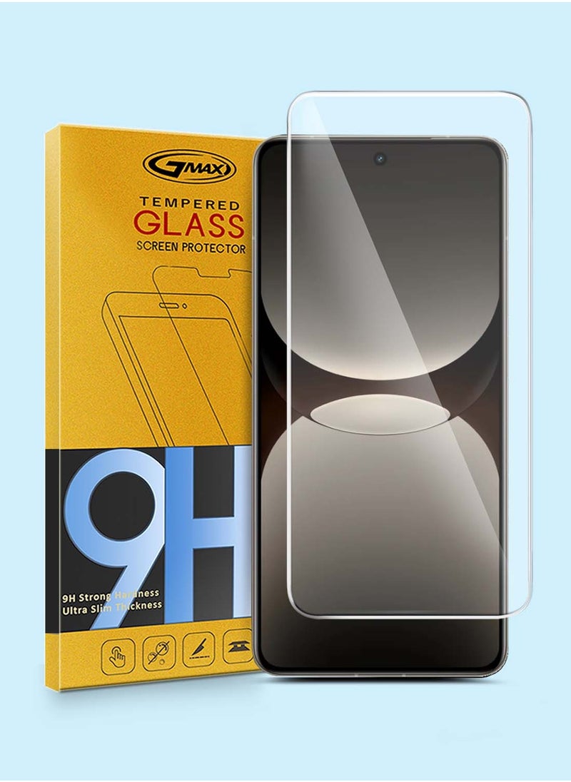 جيماكس واقي شاشة من الزجاج المقوى Realme GT 7 Pro 5G 2024 GMAX Premium Series 9H 2.5D - شفاف  - Image 1