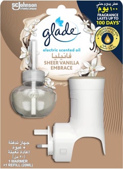 Glade Electric Holdeer Scented With Oil Sheer Vanilla Embrace 20 ML  - Image 1