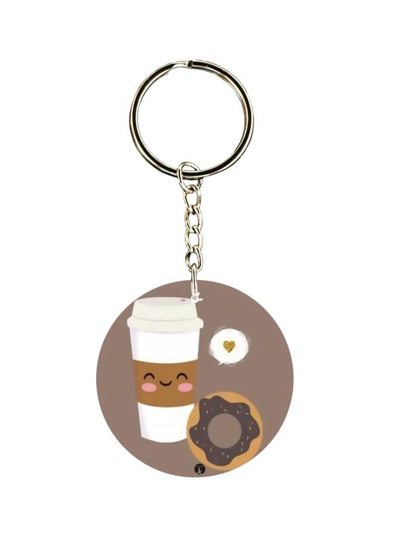 RKN Cartoon Printed Double Sided Keychain