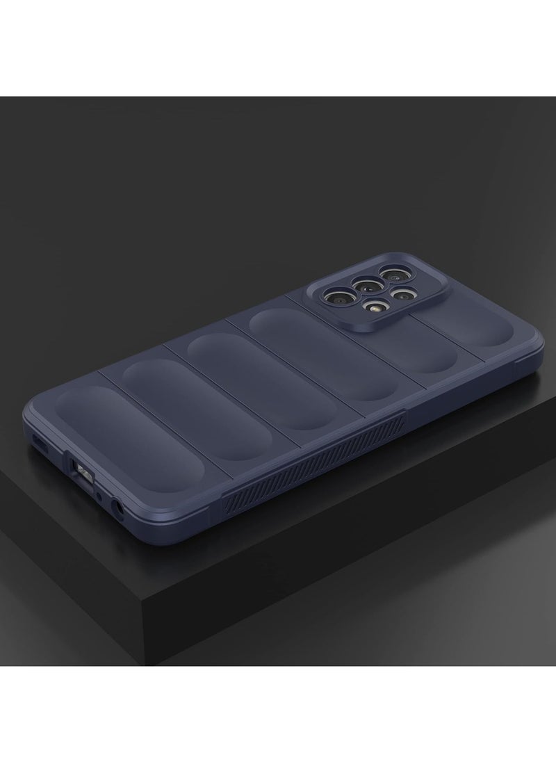 Magic Shield Tpu Silicone Shockproof Phone Case For Samsung Galaxy A52/A52s Blue