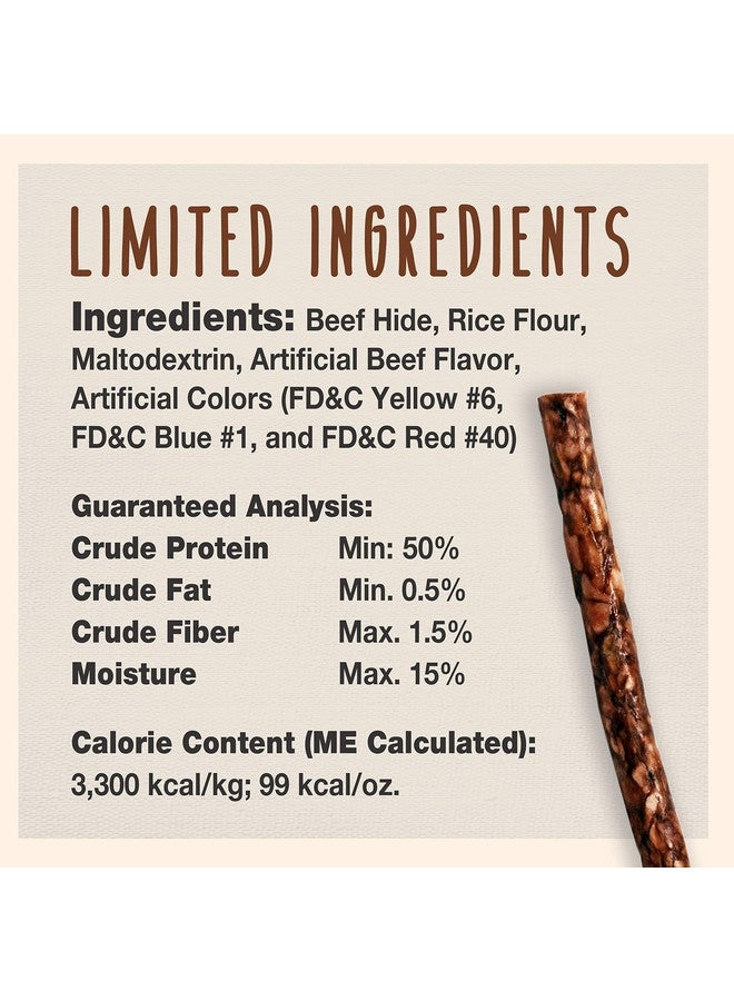 Cadet Premium Grade Beef Hide For Dogs, Long Lasting Rawhide Munchy Sticks, Single Ingredient Dog Chews, Beef Hide Flavor, 5 Inch (100 Count) - Image 2
