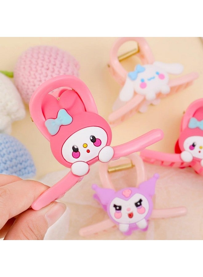 Shivarth Clutcher Cartoon Emoji Design Hair Claw For Girls Kids Hair Accessorias Pack Of 1 - Image 4