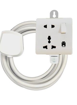 Premium 13A White Extension Single Socket with Reliable Power and Durable Design - pzsku/Z2F4DA22B59E8AE43BD6BZ/45/1746213618/94c77235-d2f4-4e08-84bf-5f428560a704