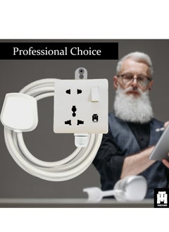 Hassan Premium 13A White Extension Single Socket with Reliable Power and Durable Design  - Image 3