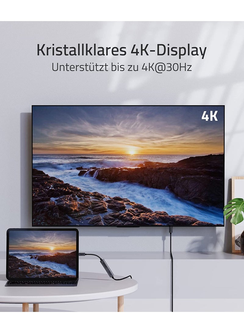 سينتيك Mark10 |  محول USB-C الى HDMI انثى بدقة تصل الى 2560*1440 @60Hz  - Image 5