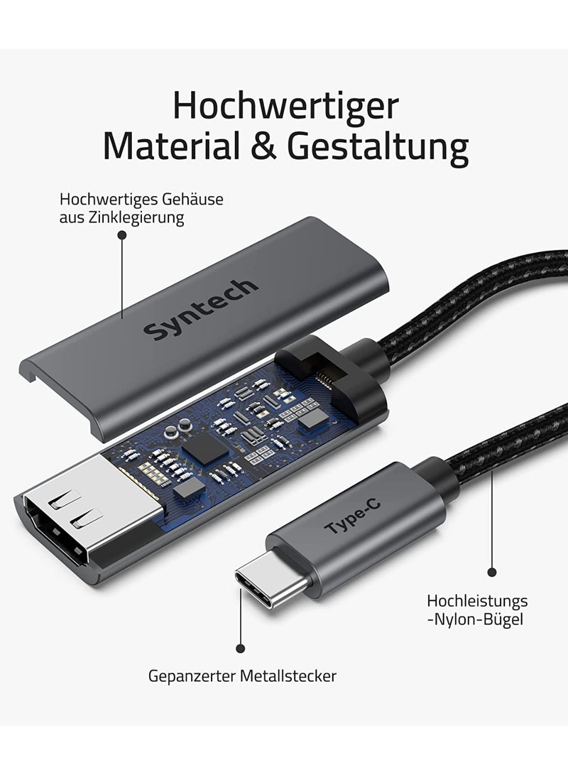 سينتيك Mark10 |  محول USB-C الى HDMI انثى بدقة تصل الى 2560*1440 @60Hz  - Image 4