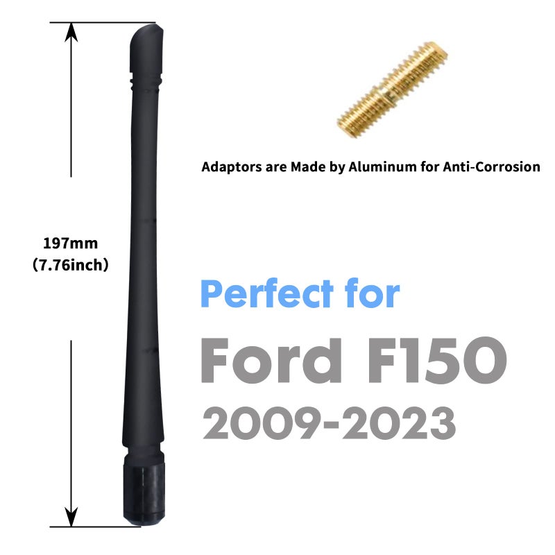 GZSH Antennas for Ford F150 (2009-2025) 7 Inch Rubber Antenna Replacement Car Wash-Proof Radio Antenna Truck Antenna Ford F150 Accessories Carbon Fiber - Image 5