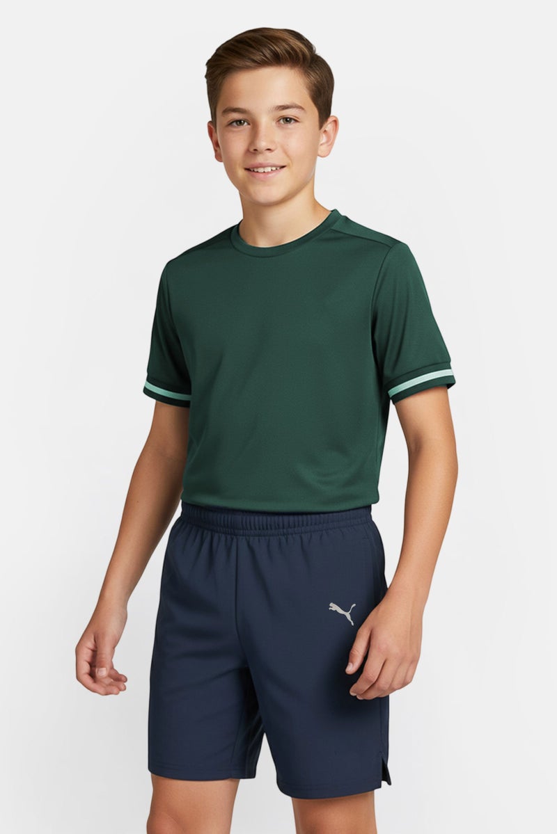 PUMA Kids Boy Sportswear Fit Running Shorts, Navy - Image 1