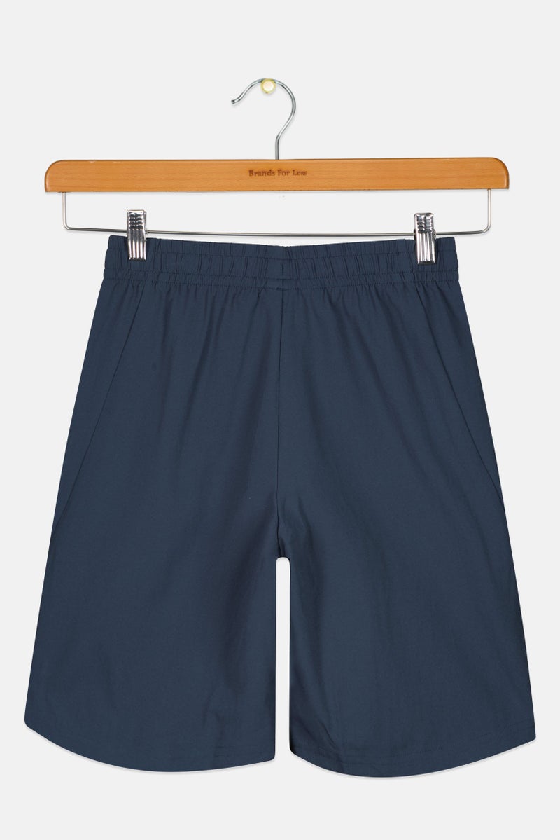 PUMA Kids Boy Sportswear Fit Running Shorts, Navy - Image 3