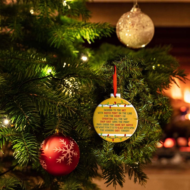 تشاك توك سبورتس Chalktalksports تنس جولة زخرفة السيراميك | جلجل على طول الطريق - Image 2