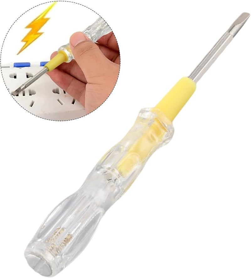 Electric Tester Pen 100 500V Dual Head LED Voltage Detector For Home Garage Workshop - Image 5