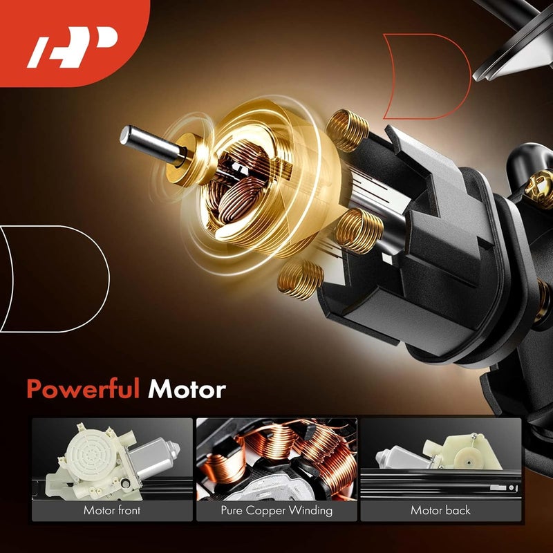 A-Premium Power Window Regulator with Motor for Mini Cooper 2002-2005 Front Left Driver Side - Image 4