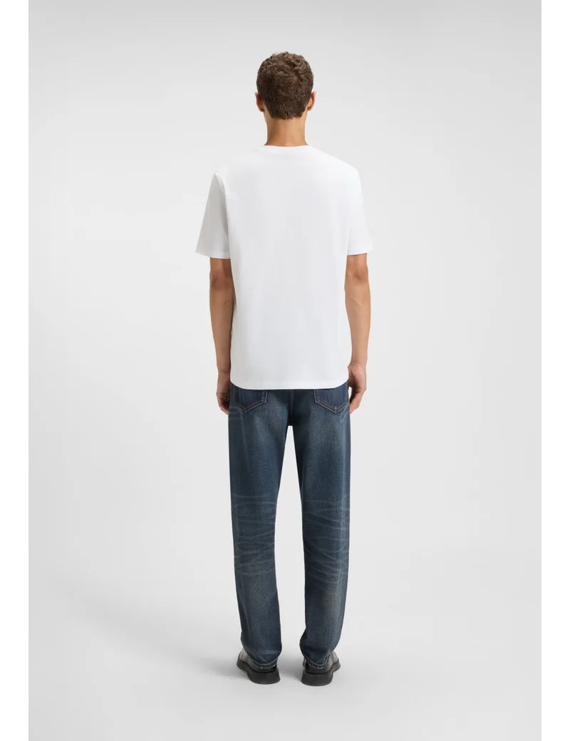 HUGO Cotton-jersey T-shirt with logo artwork