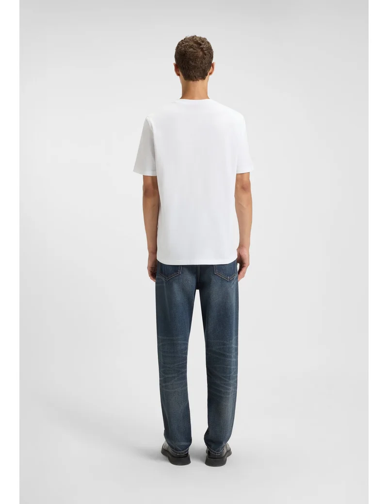 HUGO Cotton-jersey T-shirt with logo artwork