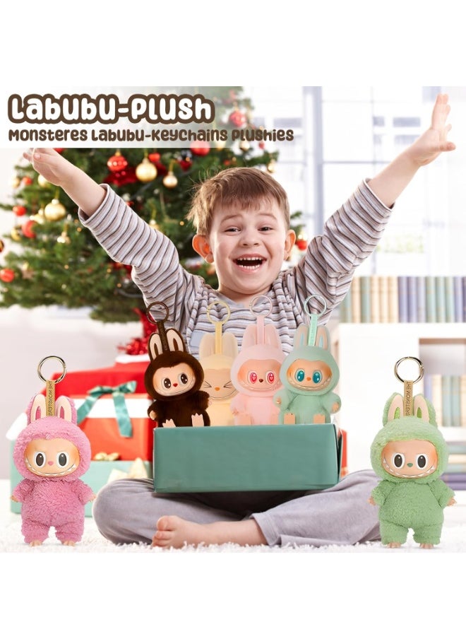 POP MART - Labubu Blind Box Monster Plush Toy with Hook Puppet La Bubu Keychain Fan Gifts - Image 1