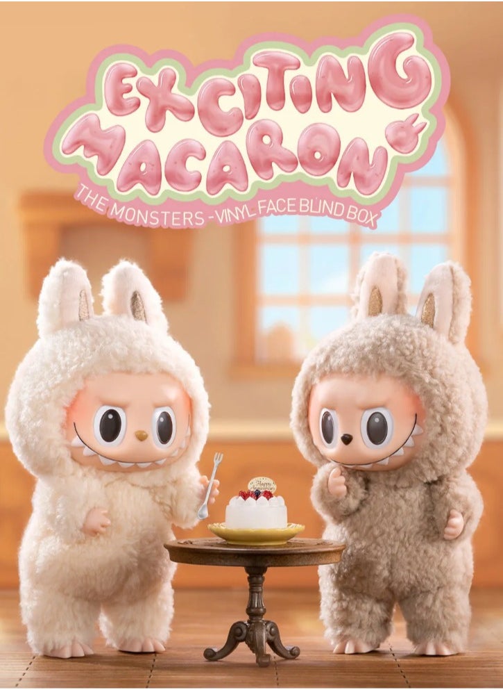 100% Authentic Labubu The Monsters "Exciting Macaron"  Single Blind Box Original