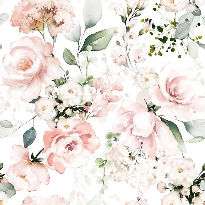 NEUTRAL WHITEPINKGREEN ROMANTIC ROSE PEONY PEEL AND STICK WALLPAPER SELF ADHESIVE REMOVABLE EASY PEEL OFF STICK ON WALL PAPER FOR BEDROOM CABINET RENTER